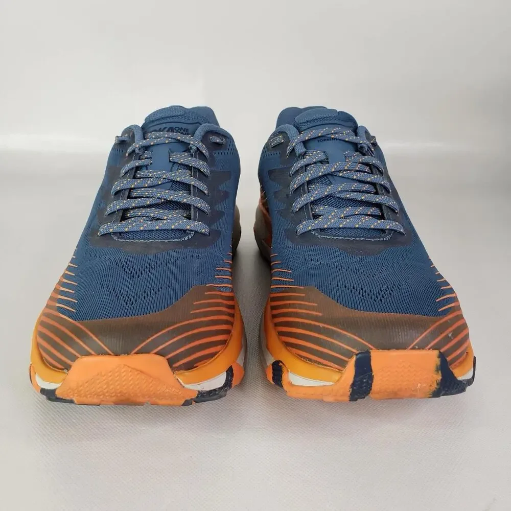 Hoka One One Torrent 2 Running Shoes Mens 12.5 Navy Orange 1110496 Trail Sneaker - Picture 2 of 9
